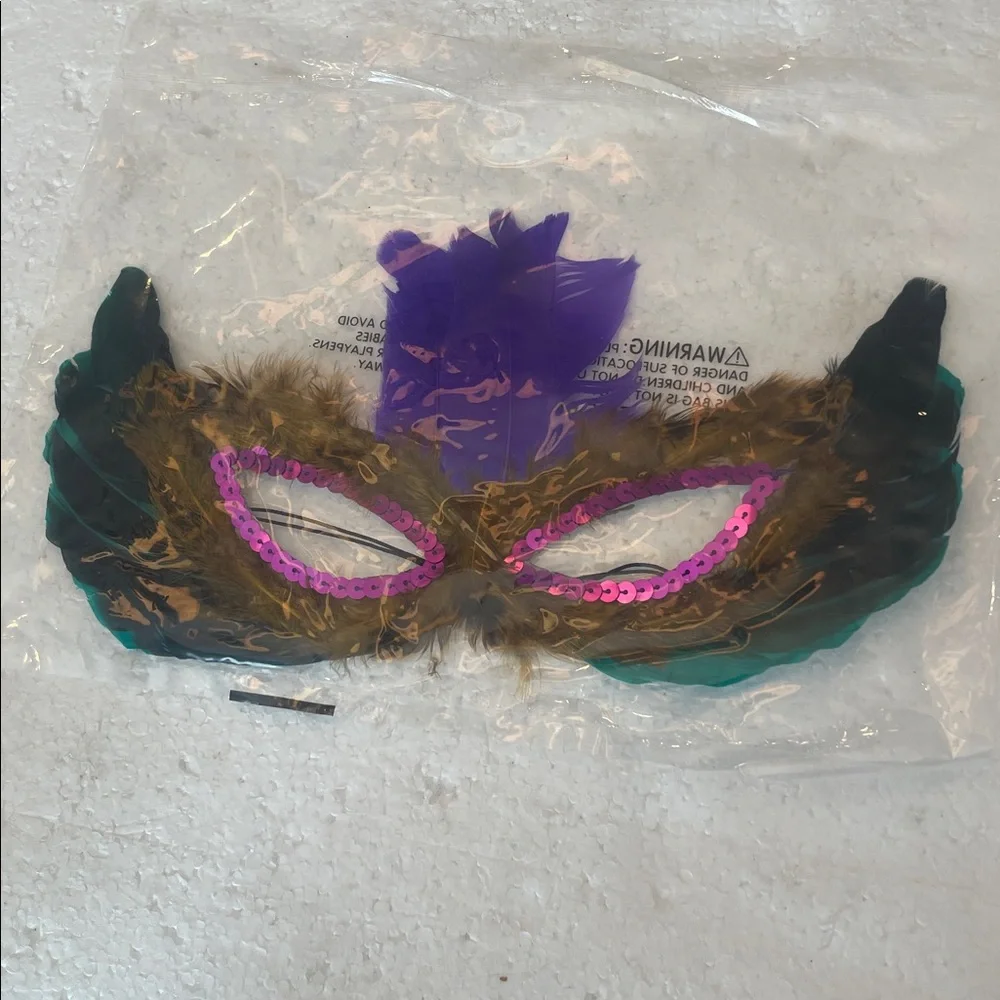 Feather sequin Masquerade Mask Halloween cosplay Masquerade Theater Halloween
